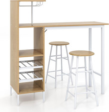 Bar Table Set 3 Piece Wine
