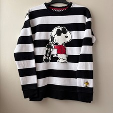 Vans peanuts black white joe - peanuts,