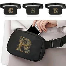 Graphic Letter Fanny Pack Belt
