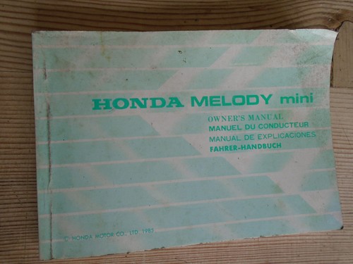 Honda melody mini owners - honda,
