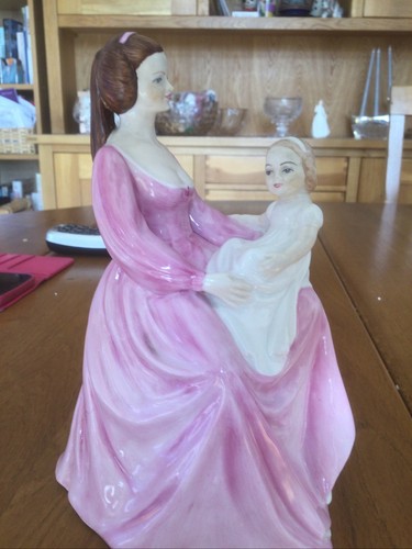 Coalport mother and child - and,