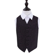 Boys Waistcoat Woven Swirl