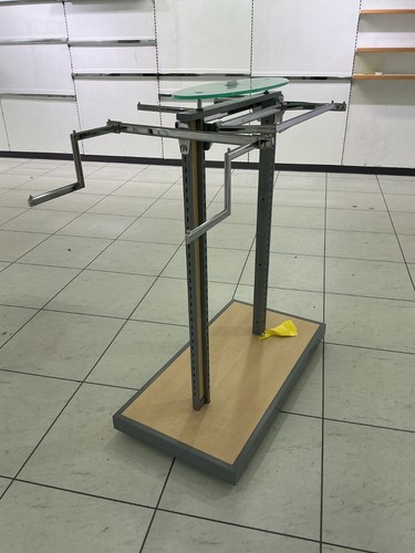 Chrome freestanding clothing - chrome,