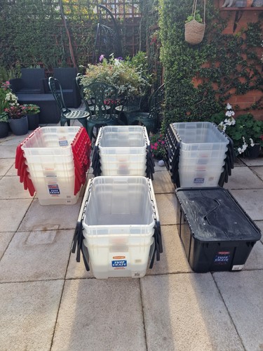 Curver lidded tuff - crates, x
