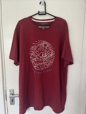 Weird Fish Deep Red Mens T