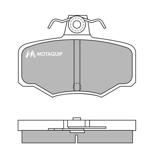 Brake pads set for nissan - pads,
