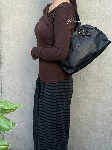 Miu black leather - leather, tote