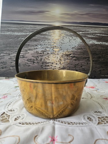 Heavy brass jam pan - jam,