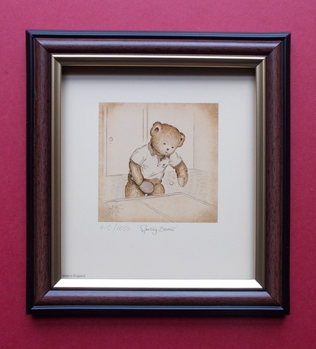 Teddy bear print framed - teddy,