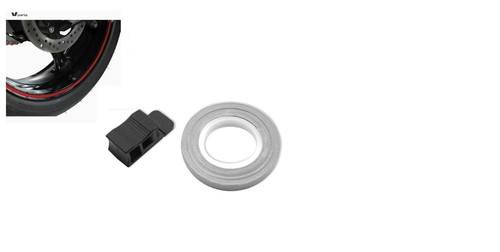 Red wheel rim adhesive - adhesive, strips