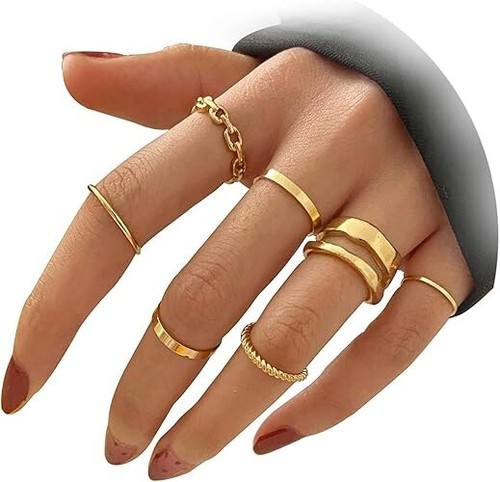 Faxhion gold knuckle rings - faxhion,