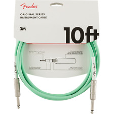 Fender 3M (10') Original Series Instrument Cable 6.35mm 1/4" Jack - Surf Green