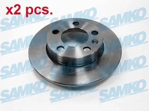 Pcs rear brake disc - x2,