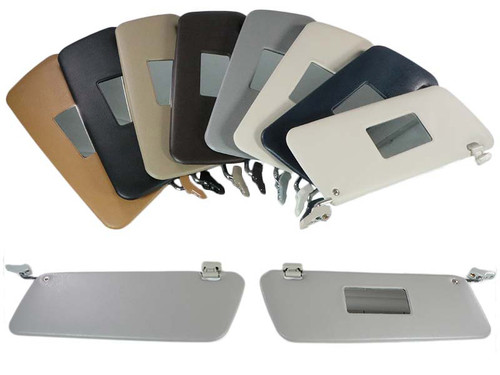 Sun visors grey set mercedes - sun,