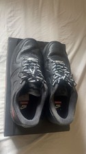 Size 9.5 - Nike Air Force 1 Low x Supreme Box Logo - Black