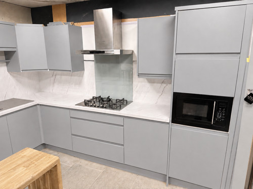 Brand new light grey matte - grey,