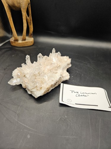Pink lemurian cluster - lemurian,