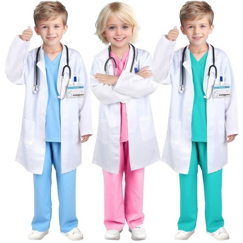 Kids doctor nurse costume girl - doctor,
