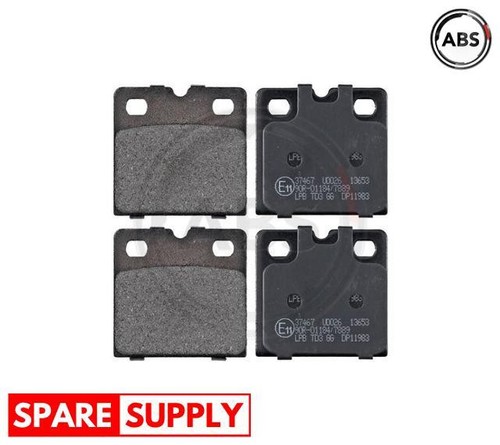 Brake pad set disc - pad,