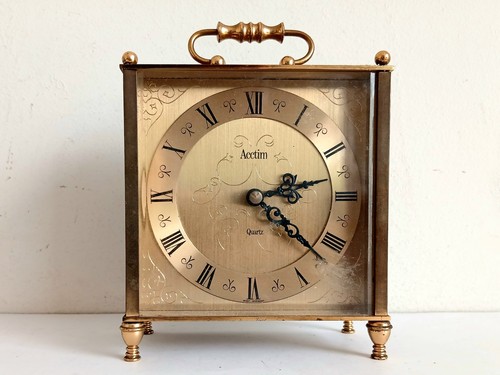 Vintage acctim mantle clock - mantle,
