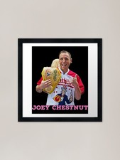 Joey Chestnut Framed Art Print