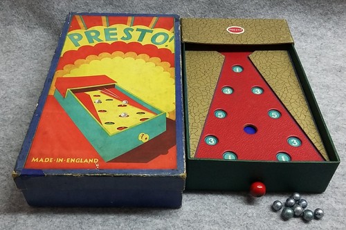 Pinball bagatelle rare boxed - bagatelle,