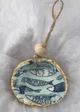 Hanging Shell Hand-Decorated