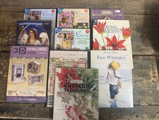 Job lot x10 assortment of paper craft card making cd roms 