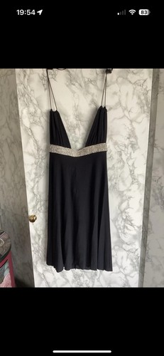 Gorgeous couture black halter - couture,