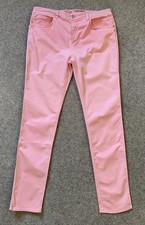 Marks & Spencer Indigo Collection Skinny Jeans Pink UK 16 Long 