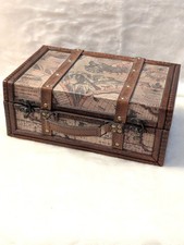 Vintage Old World Map Wooden