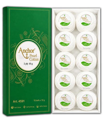 White anchor pearl cotton - anchor,