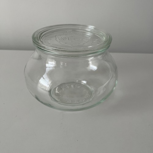 Weck round glass jar lid - weck, &