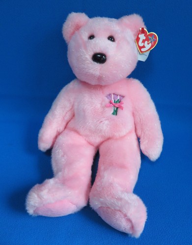 Pink sparkly plush - pink, bear