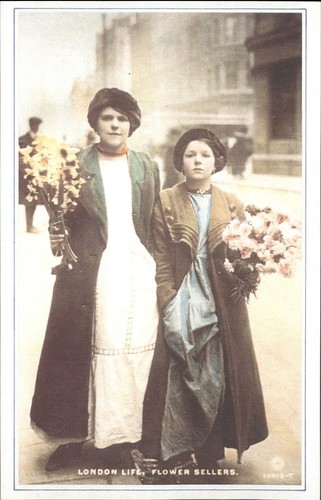 London flower sellers 1905 - london,