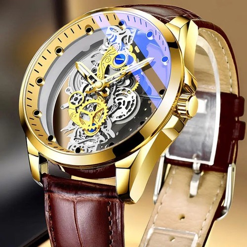 Men gold skeleton - men's,