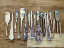 Mixed spoon handles , Plated Silver Spoons handles, Cutlery