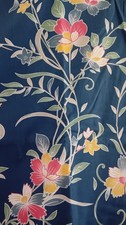 Vintage Curtains Unused Navy