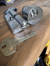 Dom RS Thumb Turn Cylinder And Rim Lock Locksmith Tools Keyed Alike 