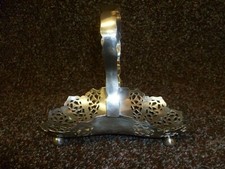 AN ANTIQUE PIERCED SILVER