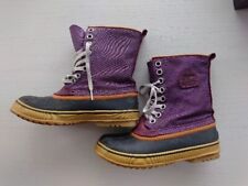Sorel Premium Canvas NL1717-505 Purple womens UK 5 purple snow boots