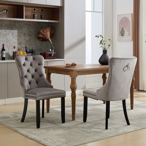 Set velvet dining - velvet, chairs