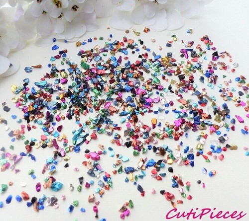 Nail art coloured - 3d, tiny