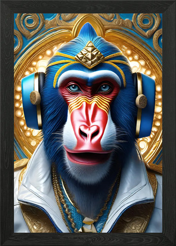 Mandrill modern pop art - art, 10