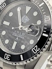 Star Wars Custom 'Han Solo'  Seiko TMI MOD NH35 Automatic Movement Watch Black.