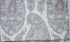 POTTERY BARN ASHLYN PAISLEY LAVENDER PINK GRAY FULL/QUEEN DUVET