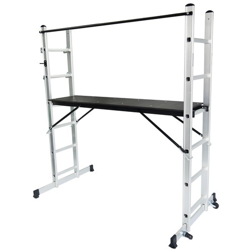 Aluminium scaffolding ladder - aluminium,