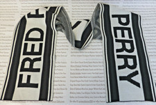FRED PERRY Wool mix Long Scarf