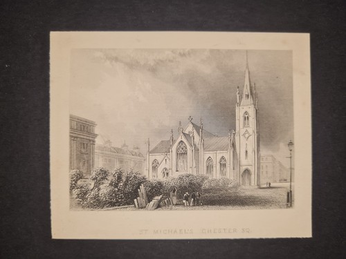 Antique 1851 print st - antique,