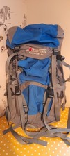 Vintage Berghaus Pulsar 55BC Backpack, Rucksack 55L Blue, Rare, Hiking, Camping.